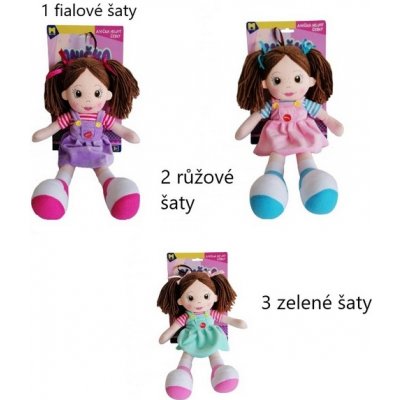 MAC TOYS Zpívající látková ANIČKA 35 cm