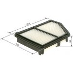 Vzduchový filtr BOSCH F 026 400 576 – Hledejceny.cz
