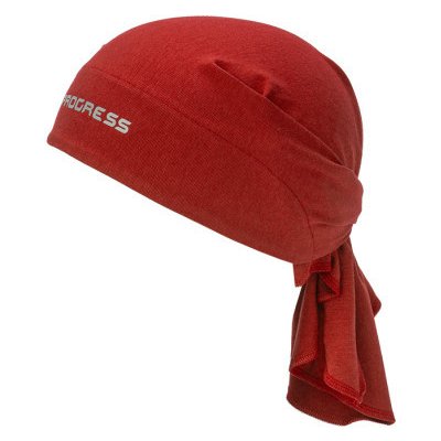 Progress B SAT trojcípý šátek s bambusem tm. červená – Zboží Mobilmania