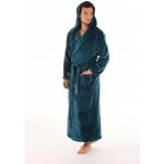 Vestis Siena 3156 dlouhý župan s kapucí petrolejová – Zbozi.Blesk.cz