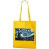 Nákupní taška a košík Plátěná taška Hvězdná noc Žlutá 1117