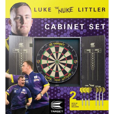Target - darts Kabinet s terčem Luke Littler - The Nuke – Zboží Dáma
