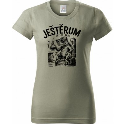 JEŠTĚRUM znalec rumu, černý tisk Dámské tričko Basic – Hledejceny.cz