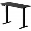 Psací a pracovní stůl Milagro Výškově nastavitelný psací stůl LEVANO 140x60 cm černá MI2340