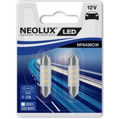 NEOLUX Žárovka typ C5W, LED Interior 6000K, 36 mm, SV8.5-8 – Zboží Mobilmania