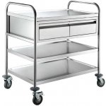 MOBILE 322 vozík 2-policový 2-zásuvkový 860 x 540 x 940 mm celonerezový – Hledejceny.cz