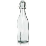 M.A.T. láhev s pákovým uzávěrem hranatá skleněná 500 ml – Zboží Dáma