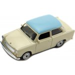 WELLY Auto retro model Trabant 7cm volný chod kov 3 barvy 1:60 – Zboží Mobilmania