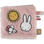 Little Dutch textilní knížka s aktivitami králíček Miffy Fluffy Pink – Zboží Mobilmania