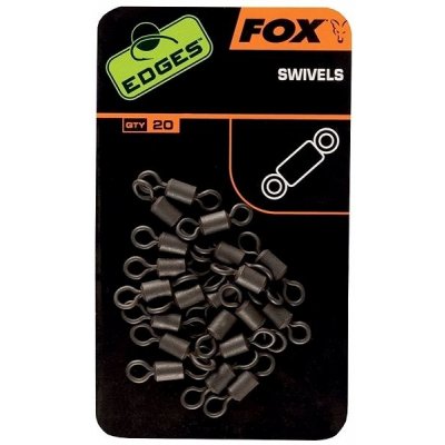 FOX Edges Swivels Standard vel.10 20ks – Zboží Mobilmania