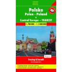 Polsko a Stř.Evropa-tranzit mapa 1:70 1,5Mio S