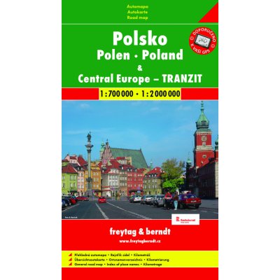 Polsko a Stř.Evropa-tranzit mapa 1:70 1,5Mio S – Zbozi.Blesk.cz