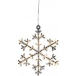 Star trading LED závěsná dekorace SNOWFLAKE ICY 16XLED V.20cm čirá – Hledejceny.cz