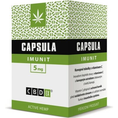 Cannabis Pharma CBDex CBD Imunit Capsula 300 mg 60 tobolek