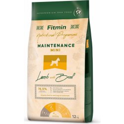 Fitmin Maintenance Mini Lamb & Beef 12 kg