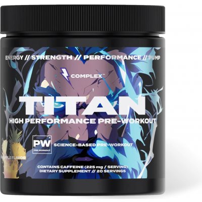COMPLEX Titan Pre-workout 400 g – Zboží Mobilmania