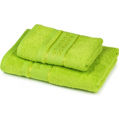 4Home sada Bamboo Premium osuška a ručník zelená 50x100 cm 70 x 140 cm – Zboží Mobilmania