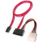 PremiumCord redukce napájení SATA + 0,5 m datový kabel SATA (KFSA-4) – Zbozi.Blesk.cz