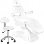 Sillon Lux kosmetické křeslo 273b bílé s taburetem – Zbozi.Blesk.cz