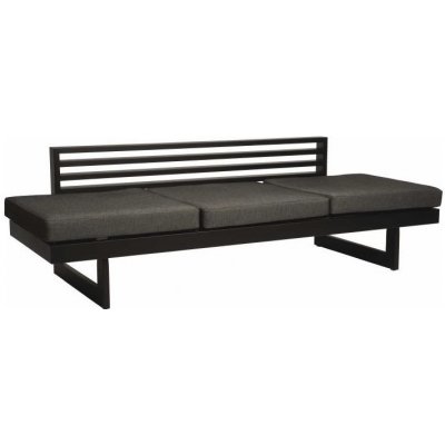 Stern New Holly 216 x 80 x 68 cm rám lakovaný hliník bílý (white) sedáky 100% polyakryl šedý (silk grey) – Hledejceny.cz
