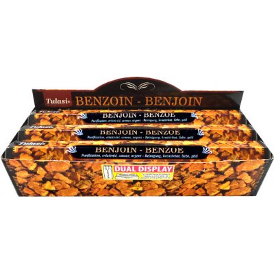 Tulasi Vonné tyčinky Benzoin 20 ks – Hledejceny.cz