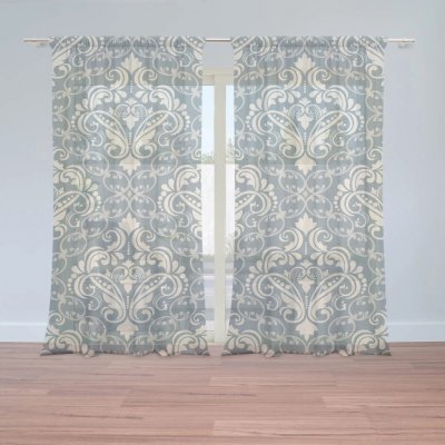 Sablio Záclony Zámecká noblesa: 2ks 150x250cm – Zboží Mobilmania