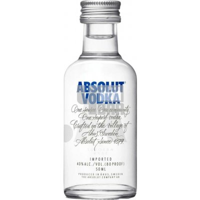 Absolut Mini 40% 0,05 l (holá láhev ) – Sleviste.cz