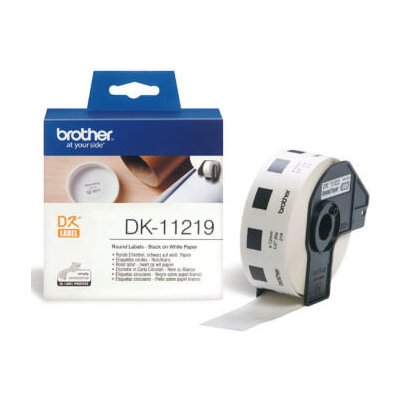 DK-11219 (papírové / kulaté, průměr 12 mm -1200ks) DK11219 – Hledejceny.cz