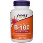 NOW Foods Vitamin B-100 Complex s postupným uvolňováním 100 tablet – Hledejceny.cz