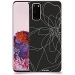 Pouzdro ACOVER Samsung Galaxy S20 G980F s motivem Line Flower I