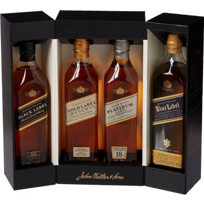 Johnnie Walker pack 40% 4 x 0,2 l (set) – Hledejceny.cz