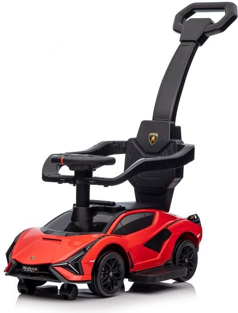 mamido auto s vodící tyčí Lamborghini Sian červené