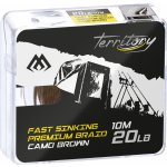 Mikado pletená návazcový fast sinking premium braid 30lbs 10m hnědá kamufláž 1ks – Hledejceny.cz