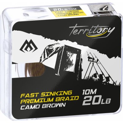 Mikado pletená návazcový fast sinking premium braid 30lbs 10m hnědá kamufláž 1ks – Hledejceny.cz