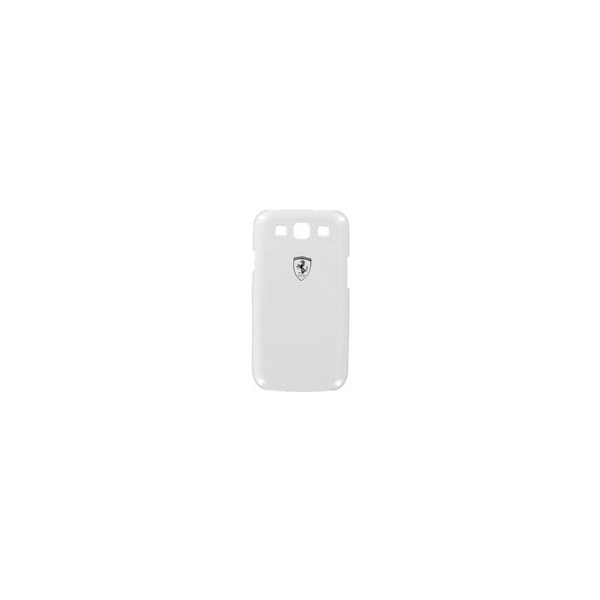 Pouzdro a kryt na mobilní telefon Pouzdro Ferrari Scuderia Metalic Samsung Galaxy S III, white