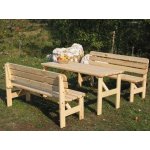 Zahradní dřevěný stůl k pivnímu setu VIKING Š 180 cm – Hledejceny.cz