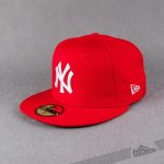 New Era 59F League Basic MLB New York Yankees Scarlet/White Logo – Hledejceny.cz