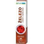 Plus Lékárna Železo + vitamín C + kyselina listová šumivé tablet s příchutí černý rybíz 20 ks – Hledejceny.cz