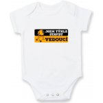 Jsem týhle stavby vedoucí Body kojenecké krátký rukáv bílé – Hledejceny.cz