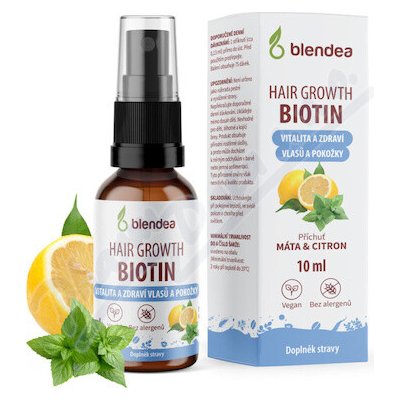 Blendea Biotin Hair Boost sprej máta&citron 10 ml – Hledejceny.cz
