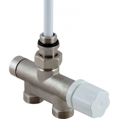 Jednobodová armatura pro koupelnové radiátory,1/2" přímá s ruční hlavicí – Hledejceny.cz