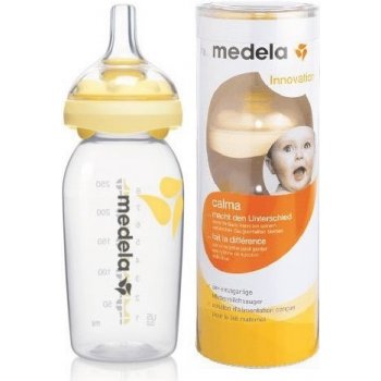 Medela set Calma lahvička pro kojené děti + calma system 250 ml