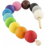 Montessori Ulanik dřevěná hračka "Wooden Lacing. Big" – Zboží Dáma