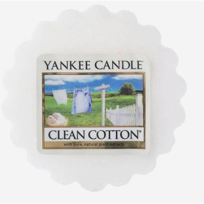 Yankee Candle Clean Cotton vonný vosk 22 g – Hledejceny.cz