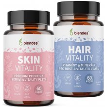 Blendea Beauty set Skin vitality 60 kapslí, Hair vitality 60 kapslí