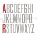 Alexandra Renke vyřezávací šablona Abeceda úzká – Hledejceny.cz
