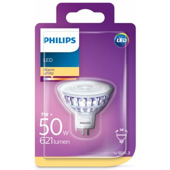 Philips LED žárovka 81395900 12 V, GU5.3, 7 W = 50 W, teplá bílá, A+ A++ E , reflektor