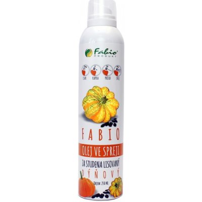 Fabio olej ve spreji za studena lisovaný Dýňový 0,25 l – Zboží Dáma