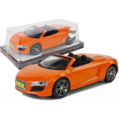 LEAN Toys Autíčko s napínáním Cabriolet Orange 1:18