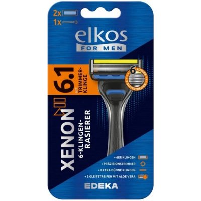 Elkos Men Xenon 6.1 Premium Holicí strojek se šesti břity – Zboží Mobilmania